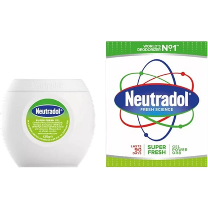 Neutradol Super Fresh Gel Power Orb Odour Neutraliser - 135 g