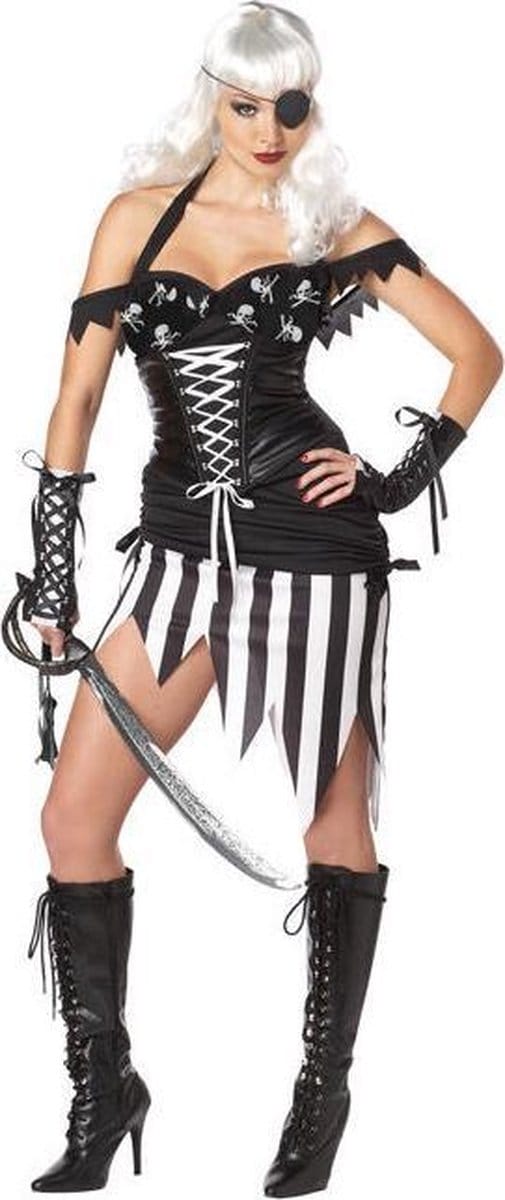 Vegaoo - Sexy gothic piraten kostuum voor vrouwen