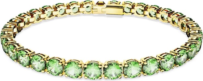 Swarovski Armband Matrix Tennis Goud/Groen 5658849