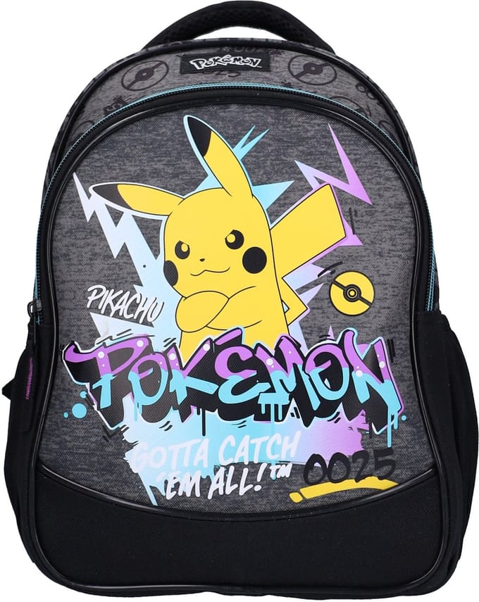 Pokémon Ready For Battle Rugzak - Zwart - Schooltas Jongen - Pikachu