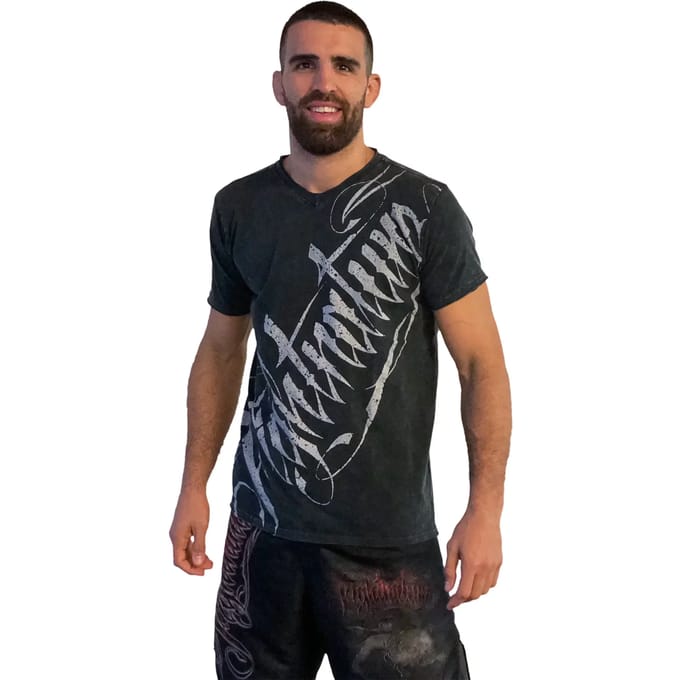 T-shirt met V-hals Fightnature