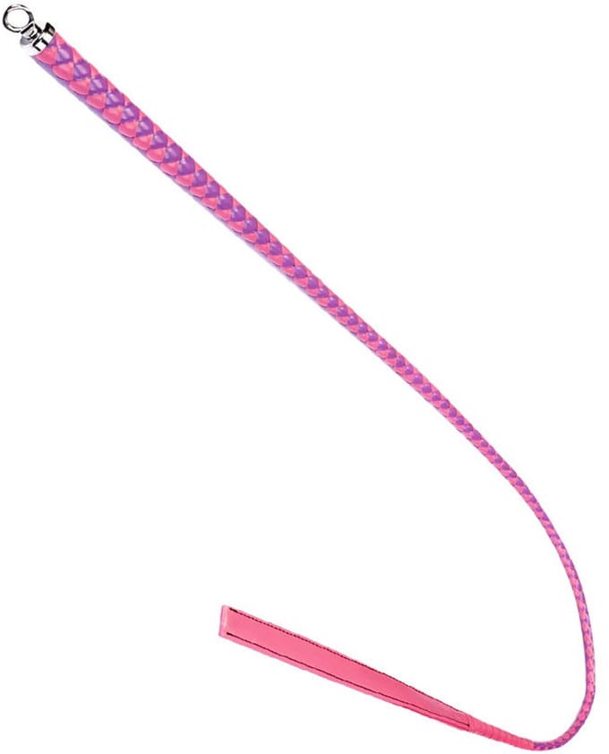 RISE - BDSM Zweep - Feather Wide Single Tail - Roze/Paars