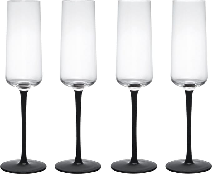 Mikasa - Champagne Flutes - Palermo - Kristalglas - Set van 4 - 250ml