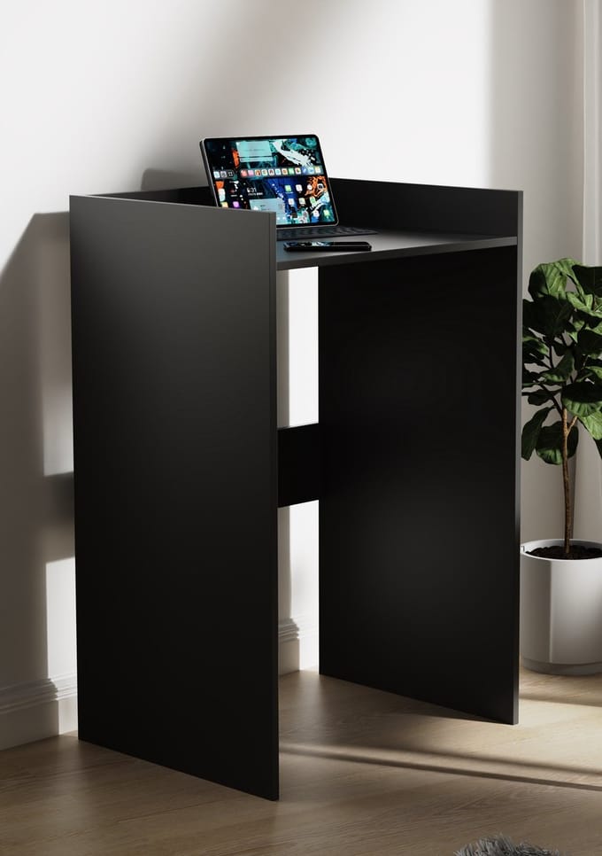 Bureau hoog - laptoptafel - balie - klein bureau - ruimtebesparend