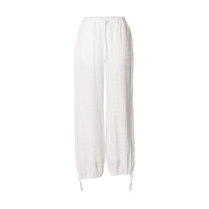 Urban Classics - Cotton Baggy Fit Volume Broek rechte pijpen - L - Wit