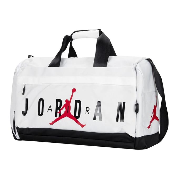 Jordan Polyester Reistas Sportschooltas Groot Unisex Wit ONESIZE black