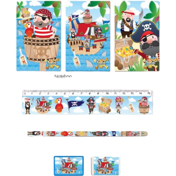 Fun Stationery Pirates – 5 st