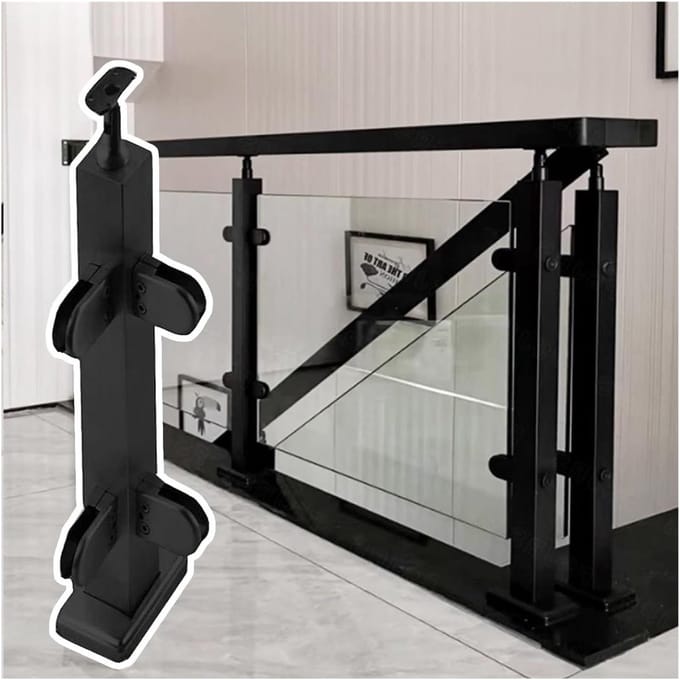 Decoratieve paal - Hal kolom - Binnen decoreren - Verstelbare hoogte - 70 cm - Stijlvol grijs