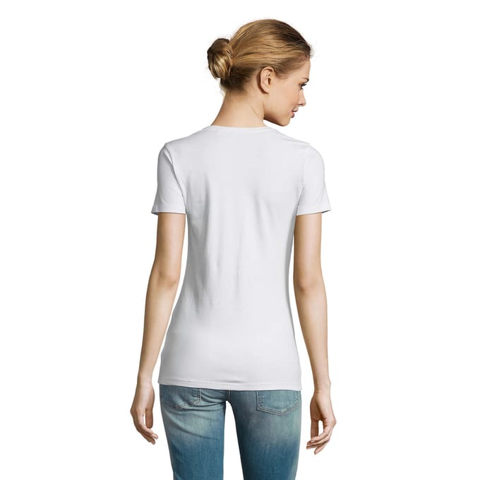 SOLS Dames/Dames Millenium T-Shirt (Wit)