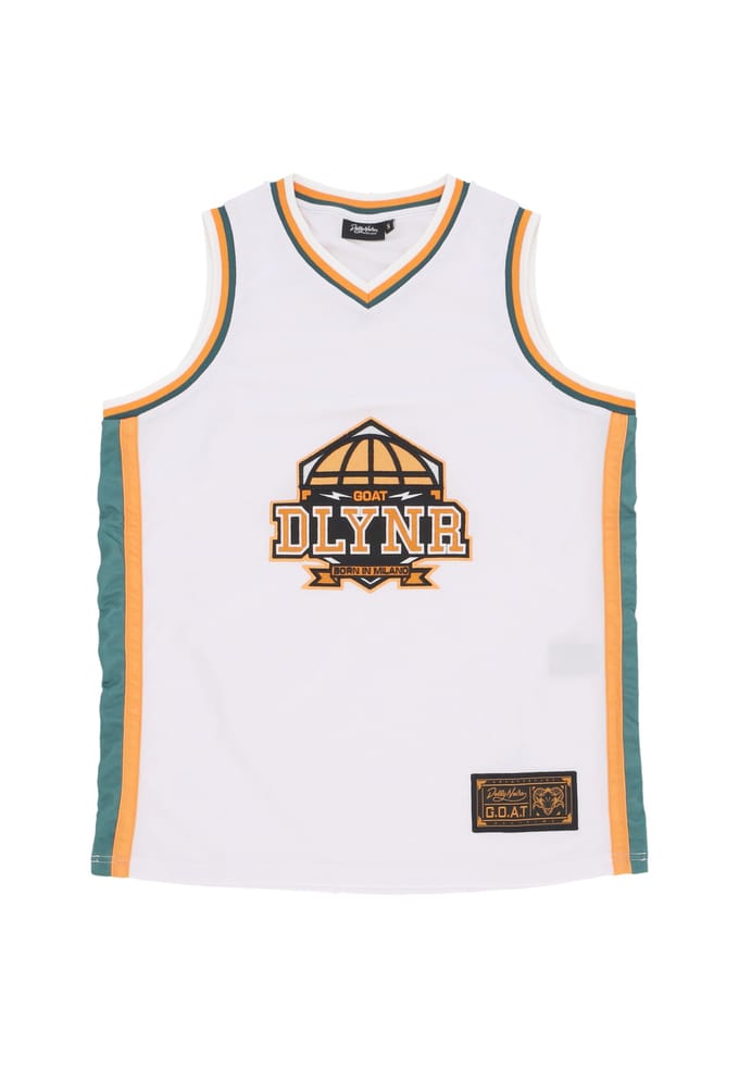 Basketbal type Man Geiten Tank boven wit