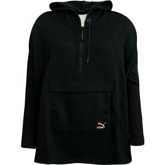 Puma Evo Half Zip Womens Cape Pullover Hoody Zwart 571661 01 A68E