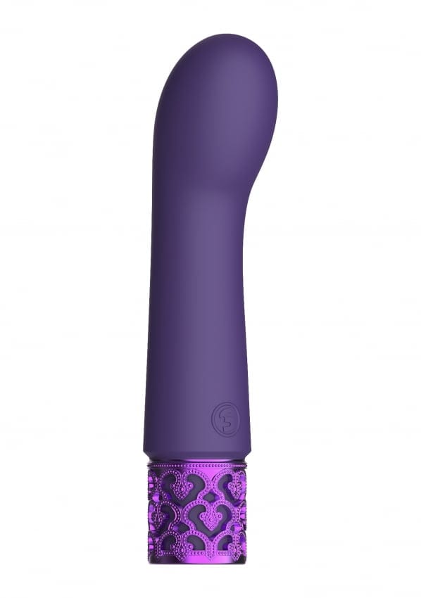 Royal Gems - Bijou Oplaadbare Siliconen G-spot Vibrator - Paars