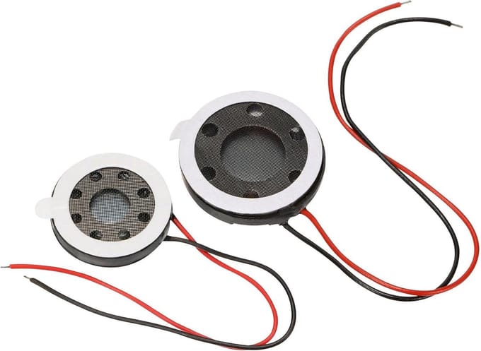 sourcing map 2 stuks mini DIY magnetische luidsprekers 1W 8 ohm vervanging 18 mm 4 stuks 15 mm voor mobiele telefoon