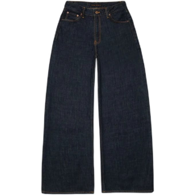 Dames Wide Leg Jeans Nudie Jeans Sonic Sue One Wash