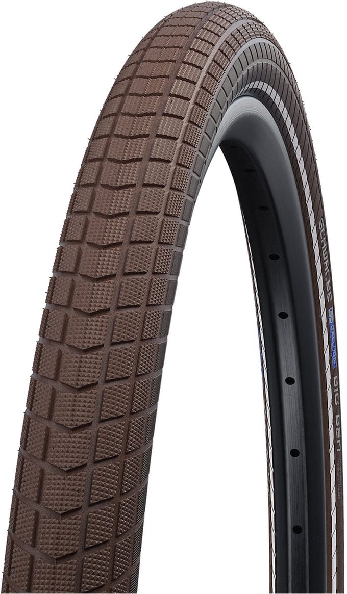 Schwalbe Fietsband - Reflecterend bruin - K-Guard - Twinskin - 26x2.15