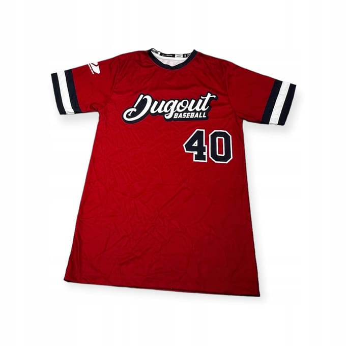 Bluzka męska na krótki rękaw CHAMPRO DUGOUT BASEBALL 40 S black