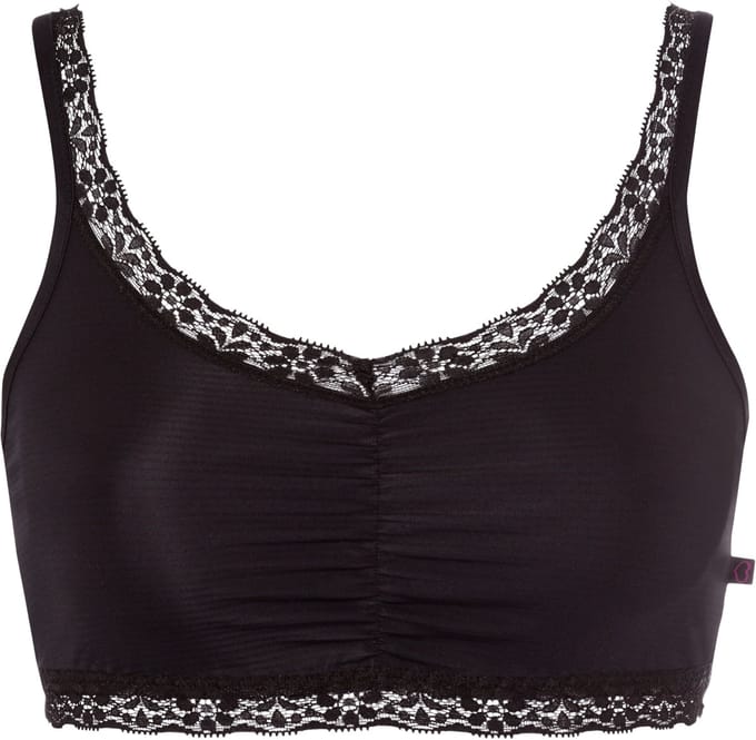 Bralette Bee Lace Bustier met kantdetails en in licht glanzende look