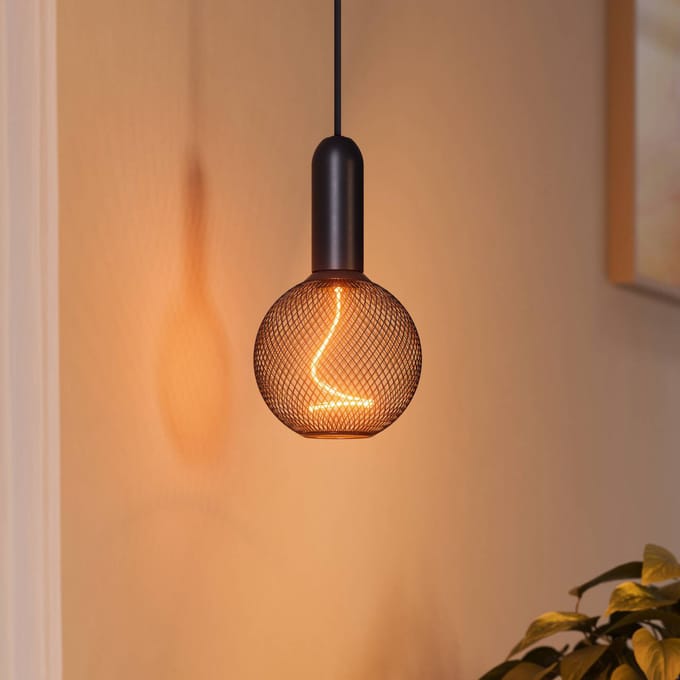 Ledvance LED Armatuur E27 | Vintage 1906 PenduLum Round Black
