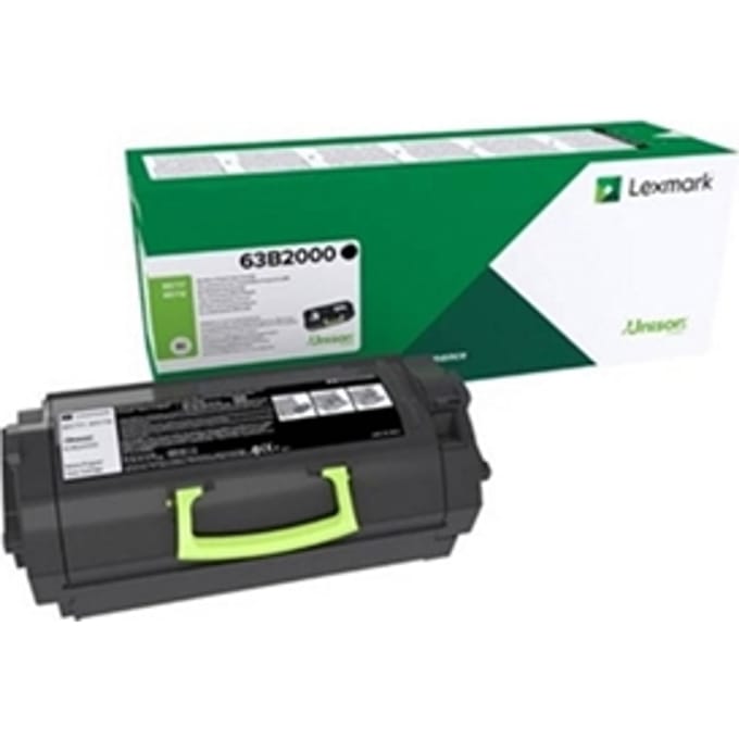 Lexmark 63B2000 toner cartridge zwart (origineel)