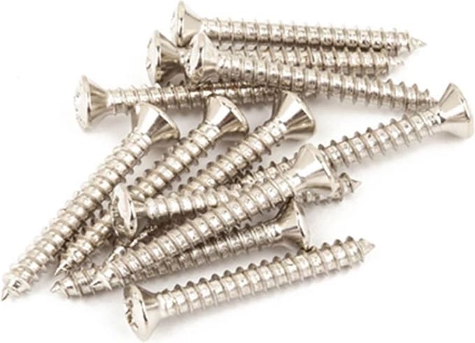 Fender Bass/Telecaster Bridge/Strap-Button Mounting Screws - Gitaaronderdeel