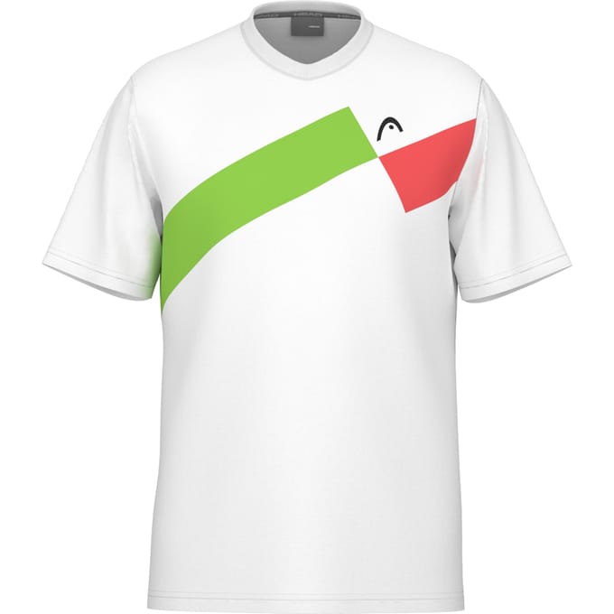 HEAD Topspin T-shirt Heren-Wit,Rood