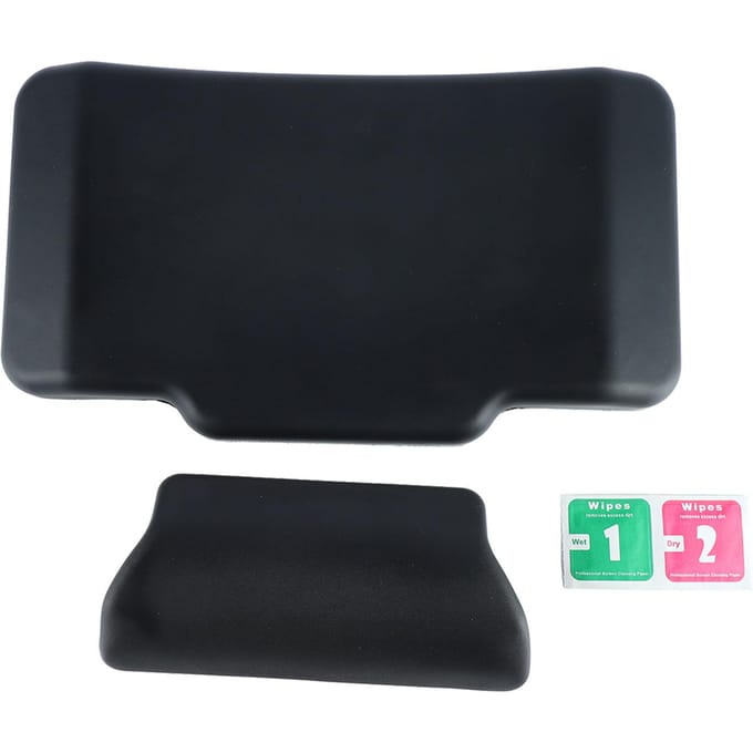 Motor Bagagebox Rugkussen PU Leer 3cm Dikte Topkoffer Passagier Rugleuning Steun black