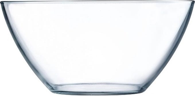 Luminarc salade schaal - glas - 28 cm - rond - serveerkom - keuken accessoires