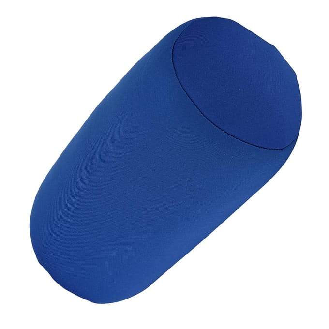 Microkraal Rugkussen Rol Sierkussen Huis Slapen Neksteun Comfortabel Blauw blue