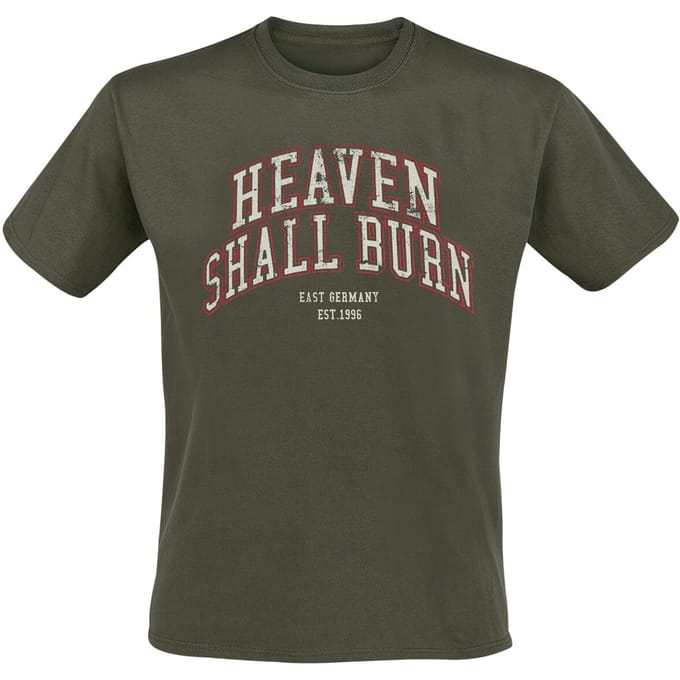Heaven Shall Burn T-shirt - Never surrender - S tot 3XL - voor Mannen - groen