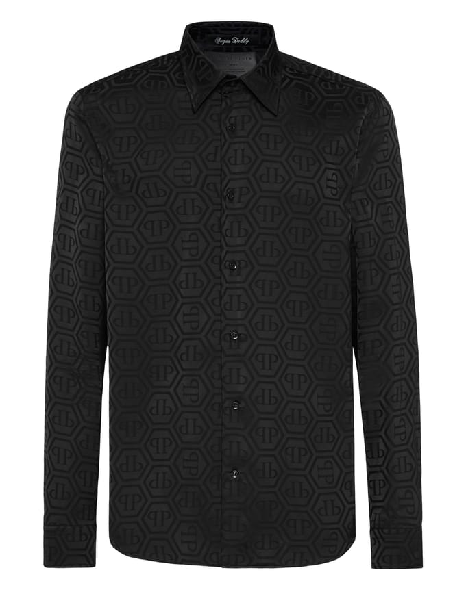 Sugar Daddy Cut Silk Shirt Monogram