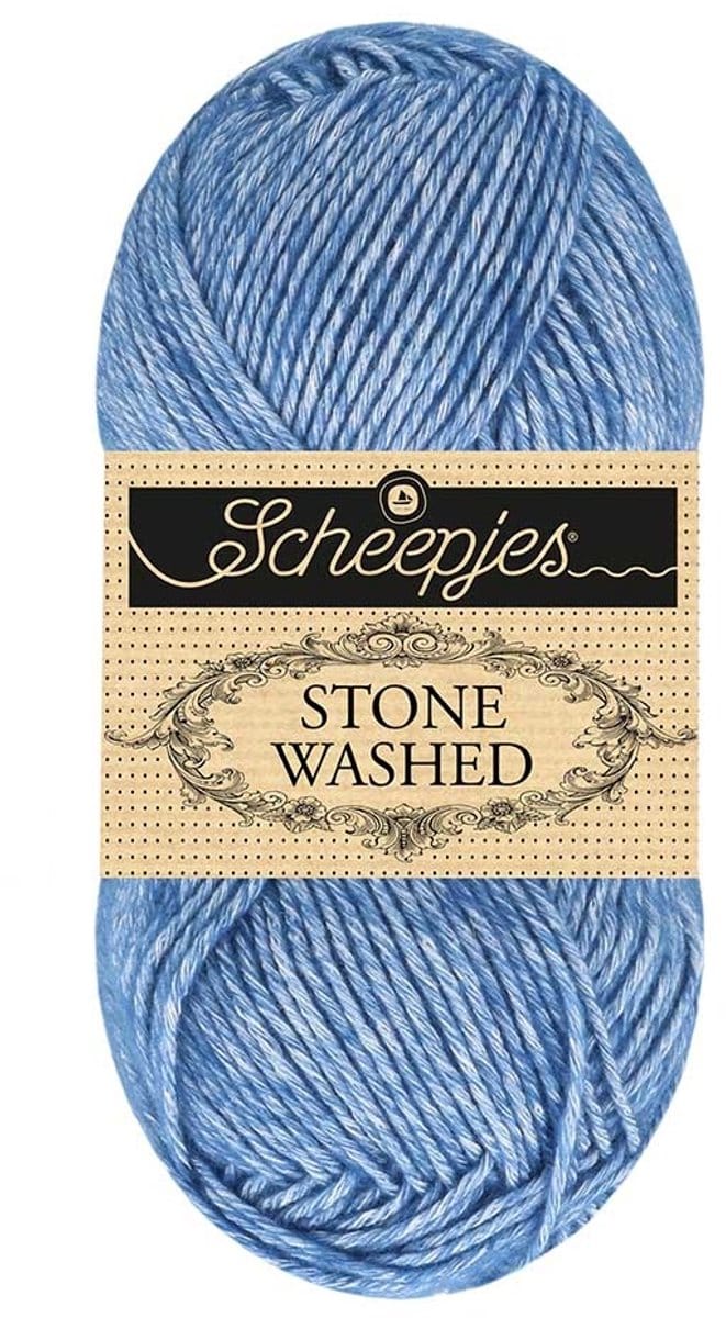 Scheepjes Stone Washed - 846 Lazurite - Haakgaren / Breigaren