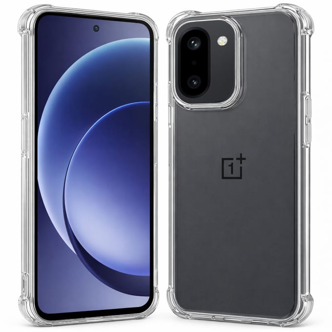 TechNow Hoesje geschikt voor OnePlus 15R Hoesje Screenprotector - Extreme Shock Case – Case Transparant