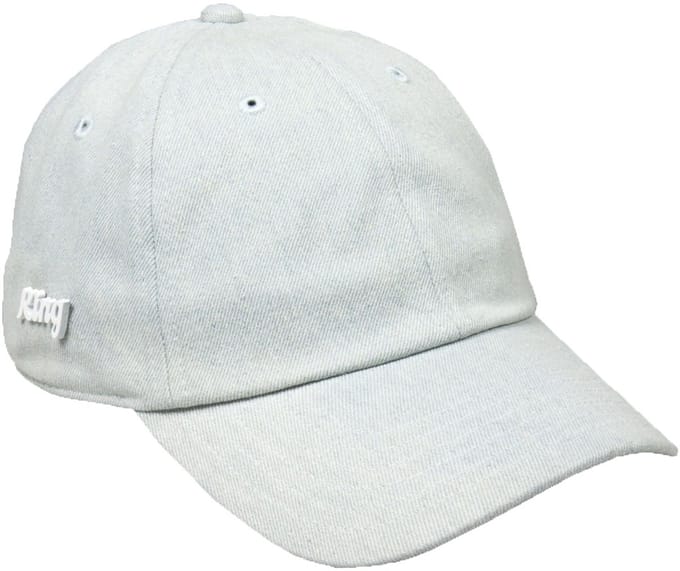 KING Apparel Script - Curved dad cap - blue