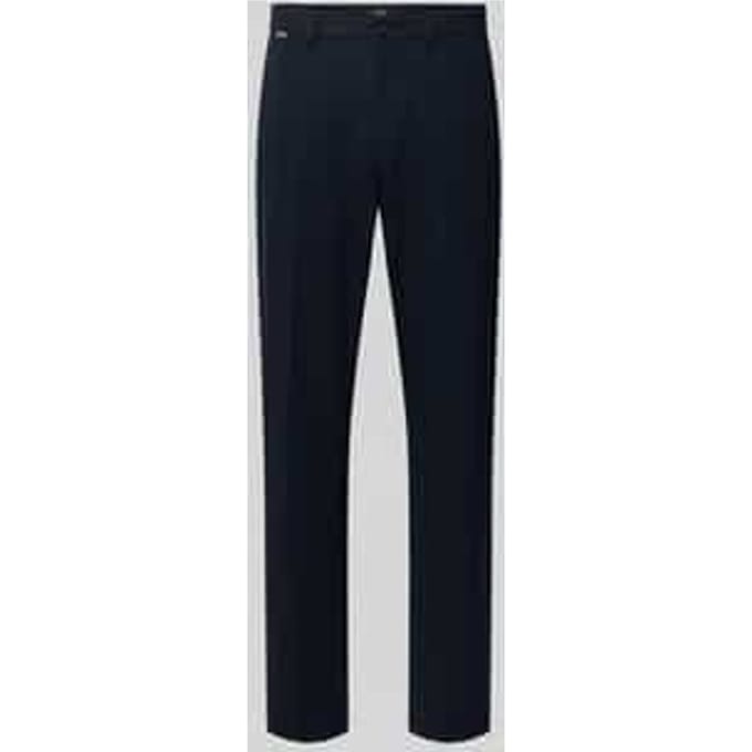 broek met labeldetail model 'LAZO'