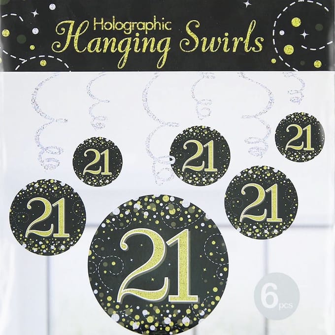 Oaktree - Swirls Sparkling zwart goud - 21 jaar