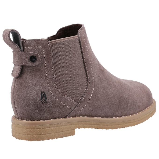 Hush Puppies Meisjes Mini Maddy Suede Enkellaarsjes (Grijs)