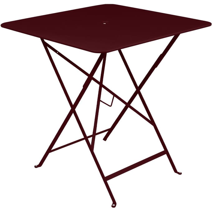 Fermob BISTRO klaptafel vierkant - B9 zwarte kers - 71 x 71 cm