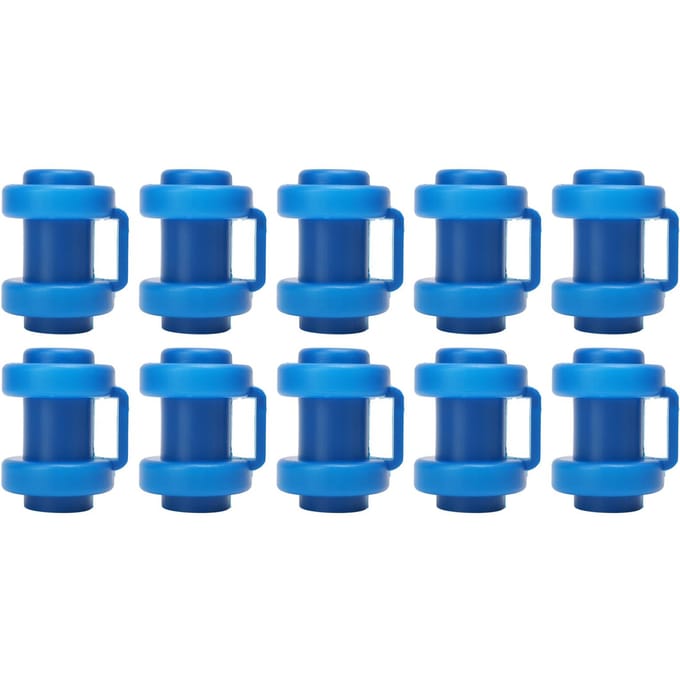 10 stuks Trampoline Omheining Paal Eindkap ABS Trampoline Paal Hoed voor Veiligheidsnet blue