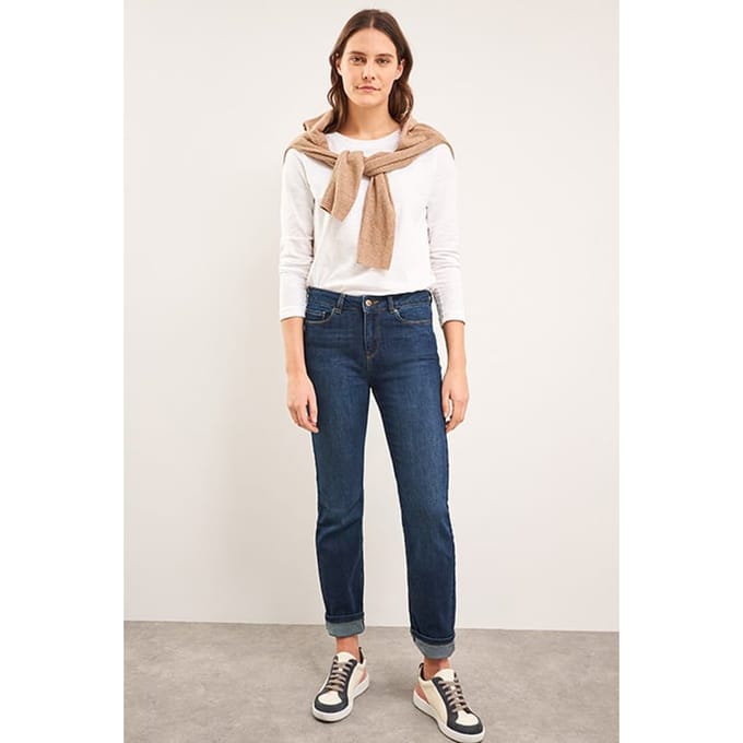 White Stuff Straight Jeans Mid Denim Taglia: 8 REGULAR | Jeans straight fit Outlet | Donna | Blu