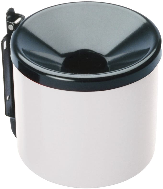 Meva Serie - Wandasbak - Zelfdovend - Wit - 9cm