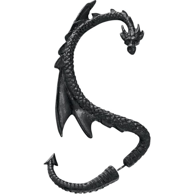 Alchemy Gothic - Gothic Oorstekers - The Dragon Lure - voor Vrouwen - standaard