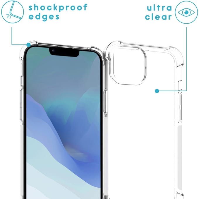imoshion Hoesje - Geschikt voor Apple iPhone 14 - Backcover met koord - Green Multi Color