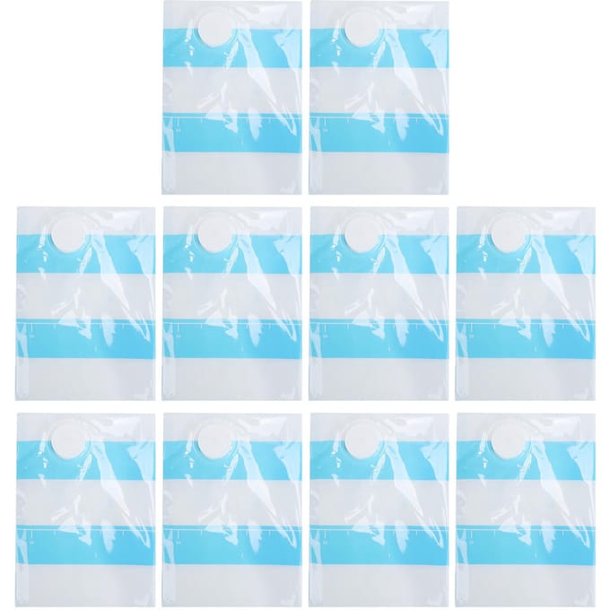 10 Stuks Set 12C Vacuüm Opbergzak Ruimtebesparende Gecomprimeerde Zak met 3,5cm Draad Luchtinlaat Type 3