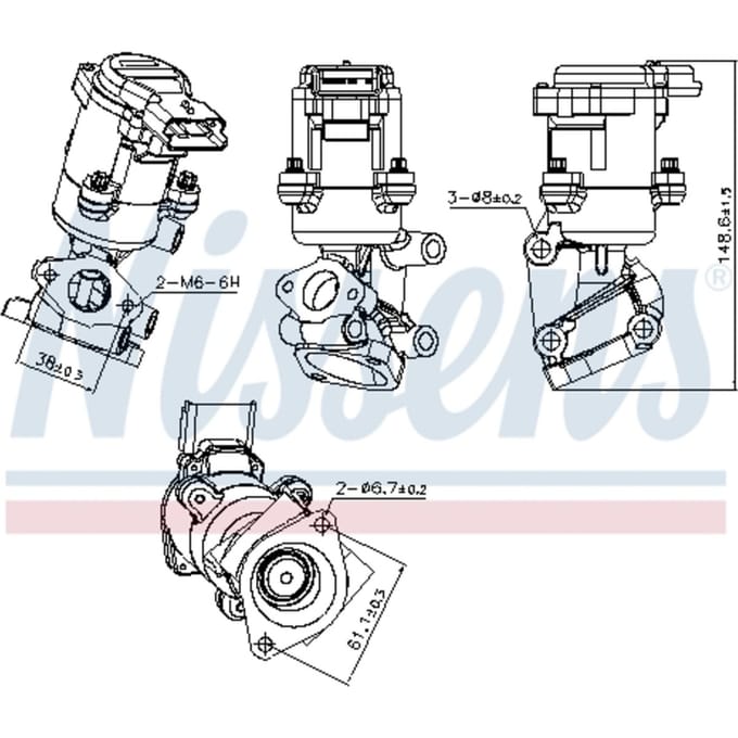 EGR-klep NISSENS 98237