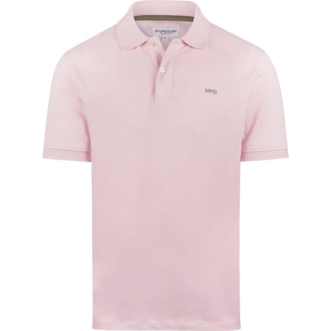 McGregor Classic Polo Summer Pink Größe: L | Poloshirts Outlet | Herren | Rosa