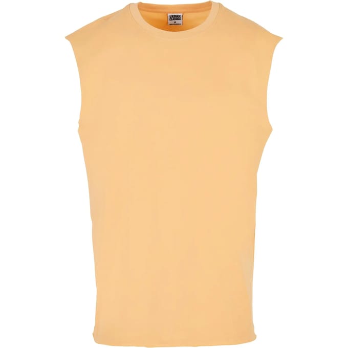 Urban Classics - Open Edge Mouwloze top - M - Oranje