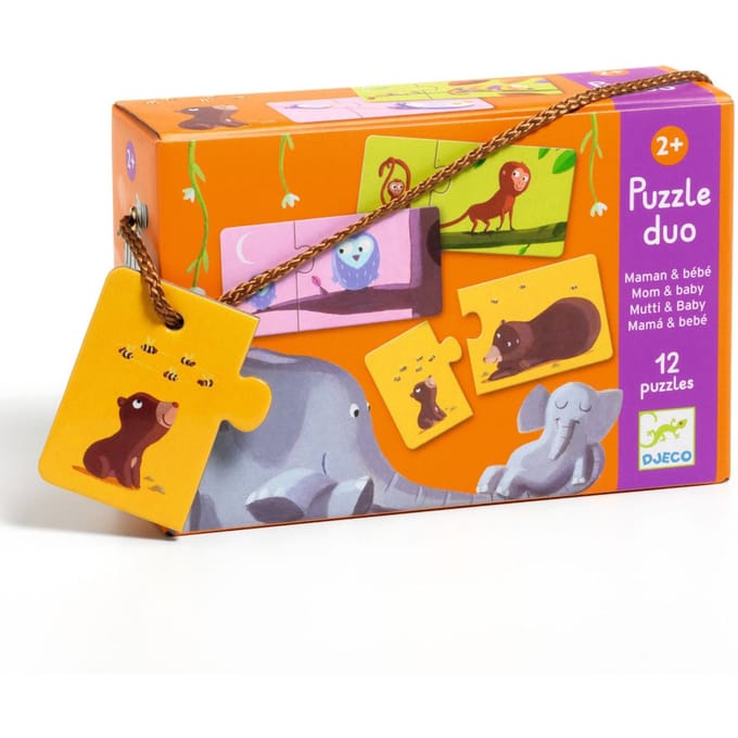 DJECO puzzel duo mama en baby 2 jr+
