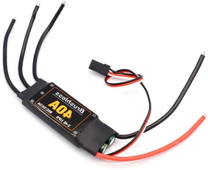 40A Brushless ESC Speed Controller voor 2-4S RC Vliegtuigen, Drones en Quadcopter met 5V 3A BEC Motorbesturing