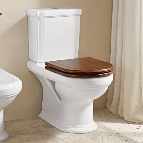 Villeroy & Boch Hommage pedestal washdown toilet for combination