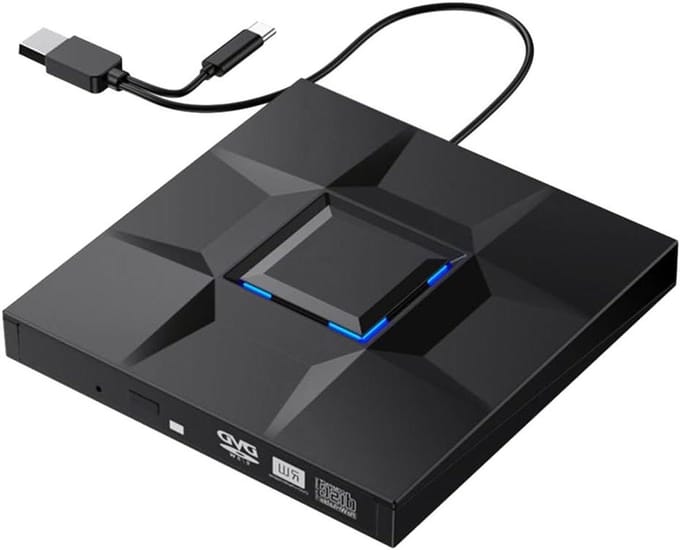 Externe CD DVD - Brander Speler - Bestanden Archiveren - USB 3.0 Type C